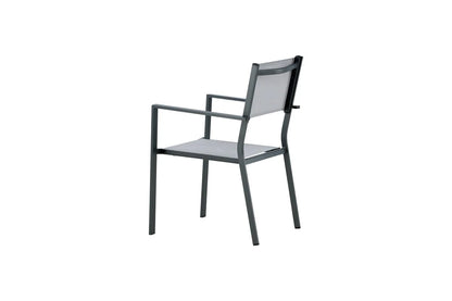 2er Set - Gartenstuhl Karibik aus Aluminium/Textilene