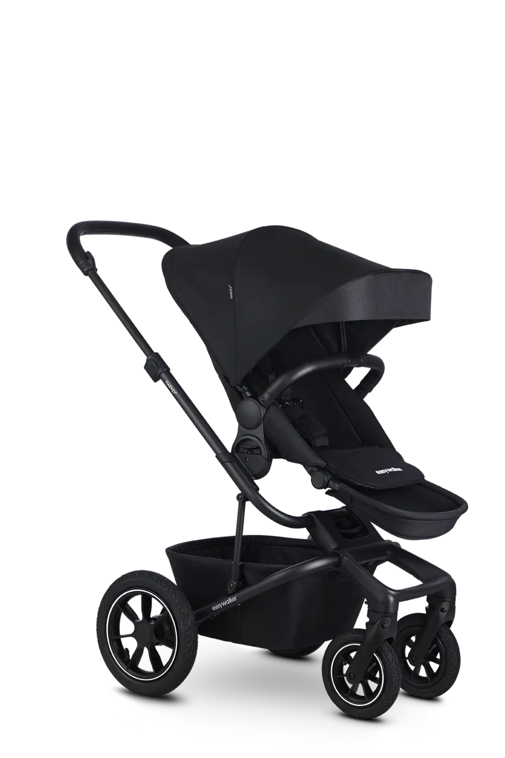 B-Ware Easywalker Harvey⁵ Air Kinderwagen Buggy Midnight Black Kombikinderwagen Verdeck