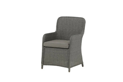 2er Set - Gartenstuhl London aus synthetischem Rattan