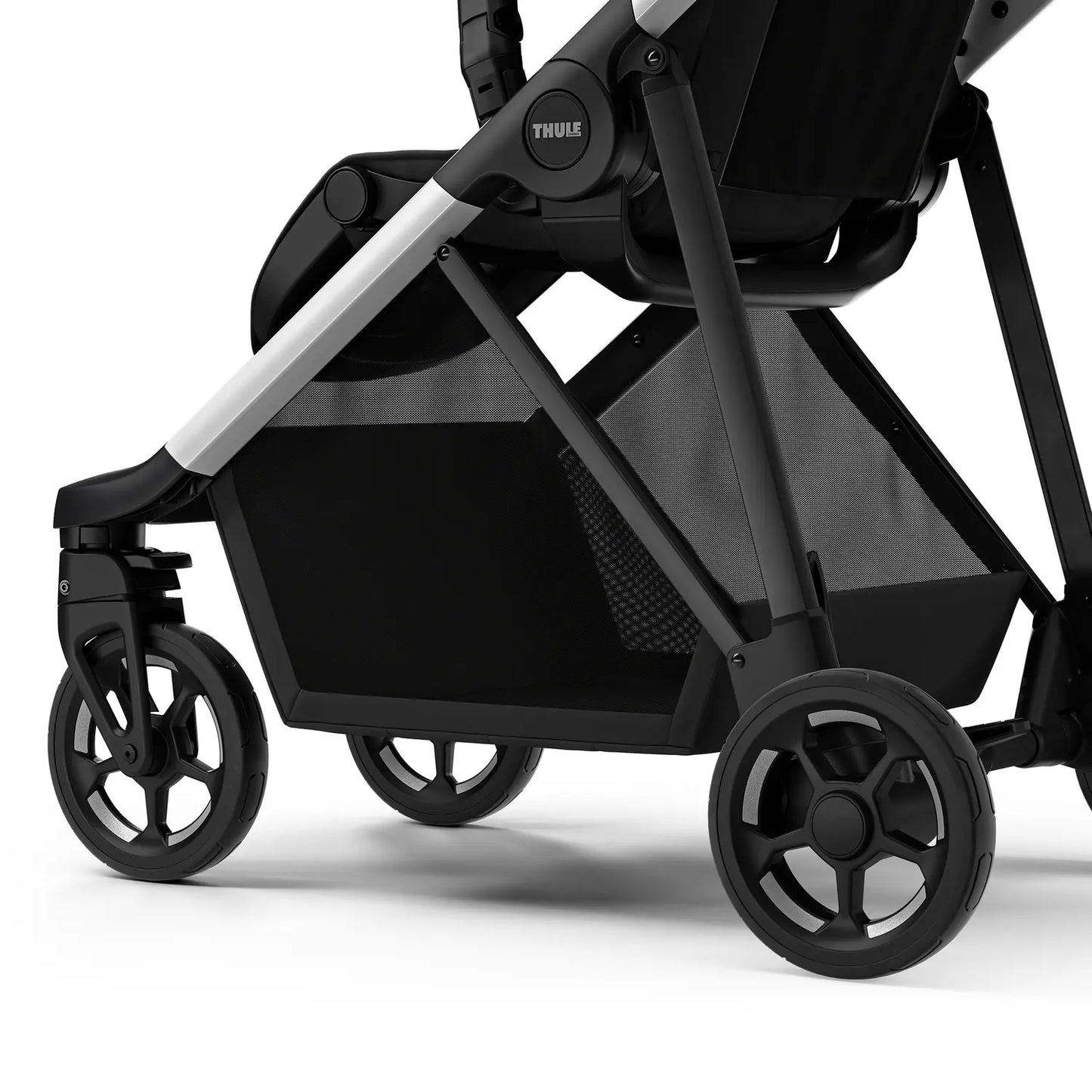 B-Ware Thule Sportwagen Buggy Shine Aluminium Grey Melange Umsetzbare Sitzeinheit
