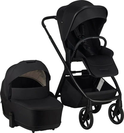 B-Ware Easywalker Kinderwagen Buggy Zoey Pure Black Sitz Babywanne Einkaufskorb