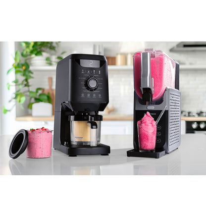 GOURMETmaxx Slushy Ice Maker 200W schwarz/grau