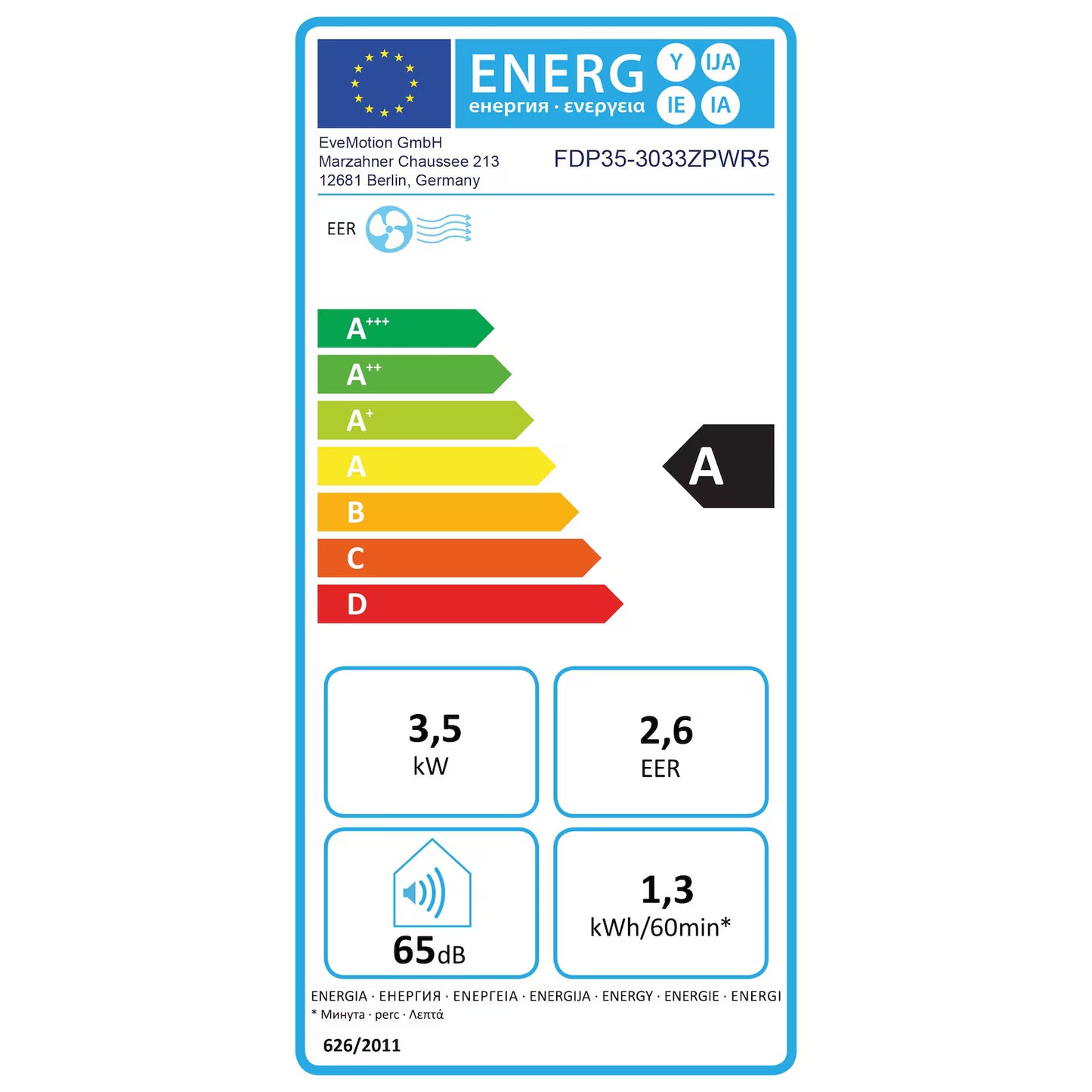 Klimaanlage Mobil 12000 BTU/h (3.500 Watt) - Mobiles Klimagerät 4in1 mit WiFi/App Monoblock Kältemittel - Fernbedienung, 24h-Timer, Luftentfeuchter, Nachtmodus