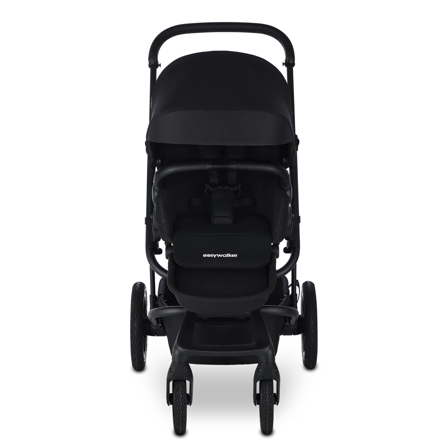 B-Ware Easywalker Harvey⁵ Air Kinderwagen Buggy Midnight Black Kombikinderwagen Verdeck