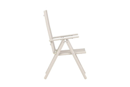 2er - Set Gartenstuhl Luma - ein klappbarer Stuhl in schlichtem Beige