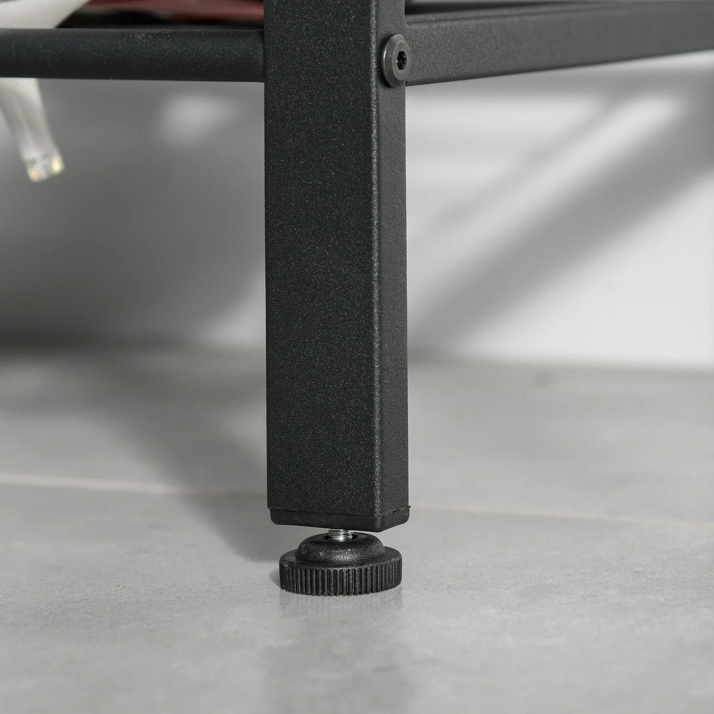 HOMCOM Kleiderständer Schuhregal mit 8 Haken und 2 Ablagen MDF Schwarz 72,8 x 34 x 182 cm