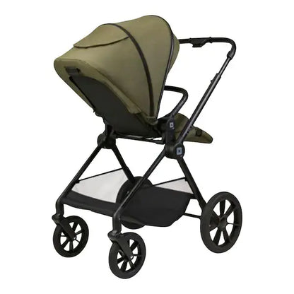 B-Ware Moon Clikk Kombikinderwagen Buggy Kinderwagen Moss Green Melange Faltbar Leicht