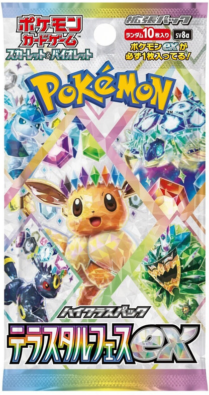 Pokémon TCG „Terastal Festival ex“ (SV8a) – High Class Booster Display - Japanisch