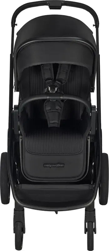 B-Ware Easywalker Kinderwagen Buggy Zoey Pure Black Sitz Babywanne Einkaufskorb