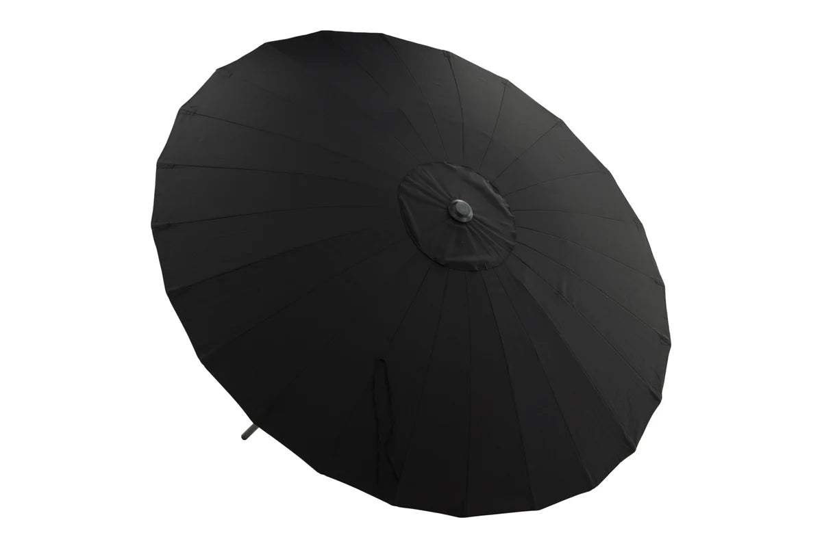 Garten Sonnenschirm Palma – Ø270 cm verfügbar in Weiß, Schwarz, Grau und Blau