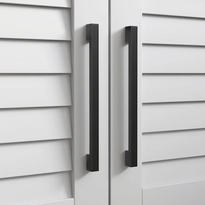 HOMCOM Schuhbank mit verstellbarem Innenregal in 3 Höhen, schlanke Schuhbank aus MDF mit Leinenbezug, 90x36x50 cm, Weiß und Grau