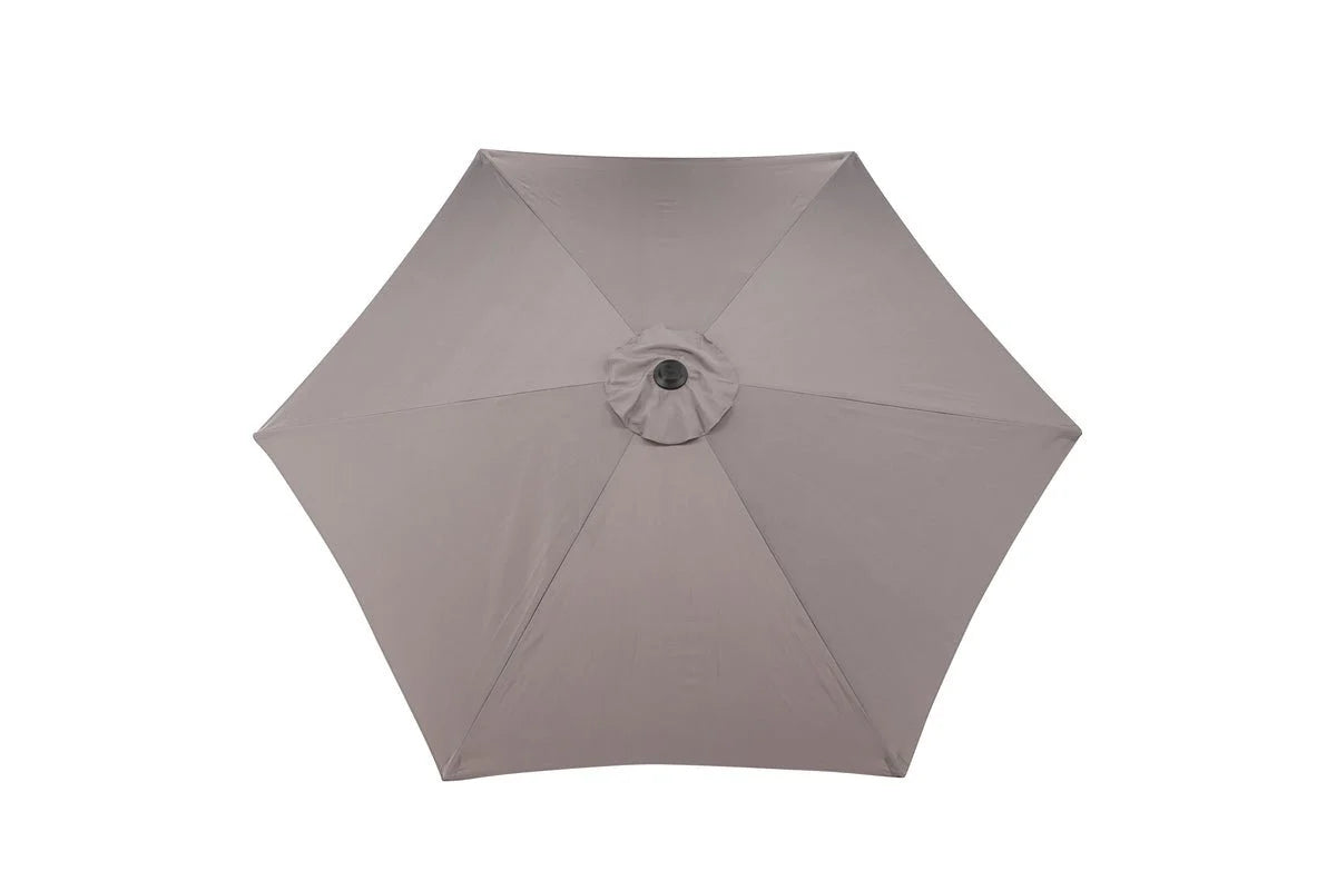 Sonnenschirm Imperia – Ø300 cm aus grauem Polyester