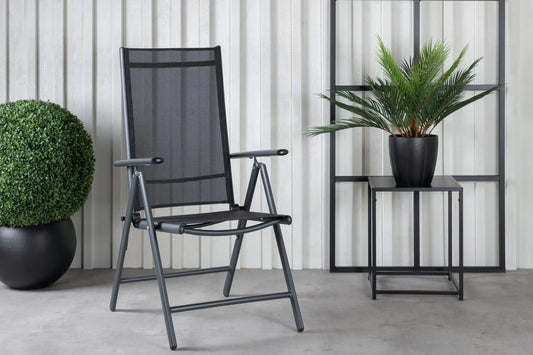 2er Set - Gartenstuhl Bologna aus Textilene/Aluminium