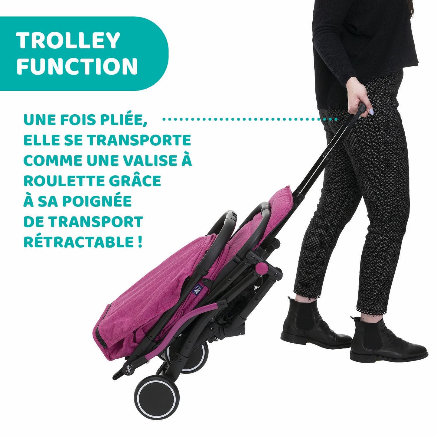 CHICCO BUGGY TROLLEYme Sportwagen - AURORA PINK