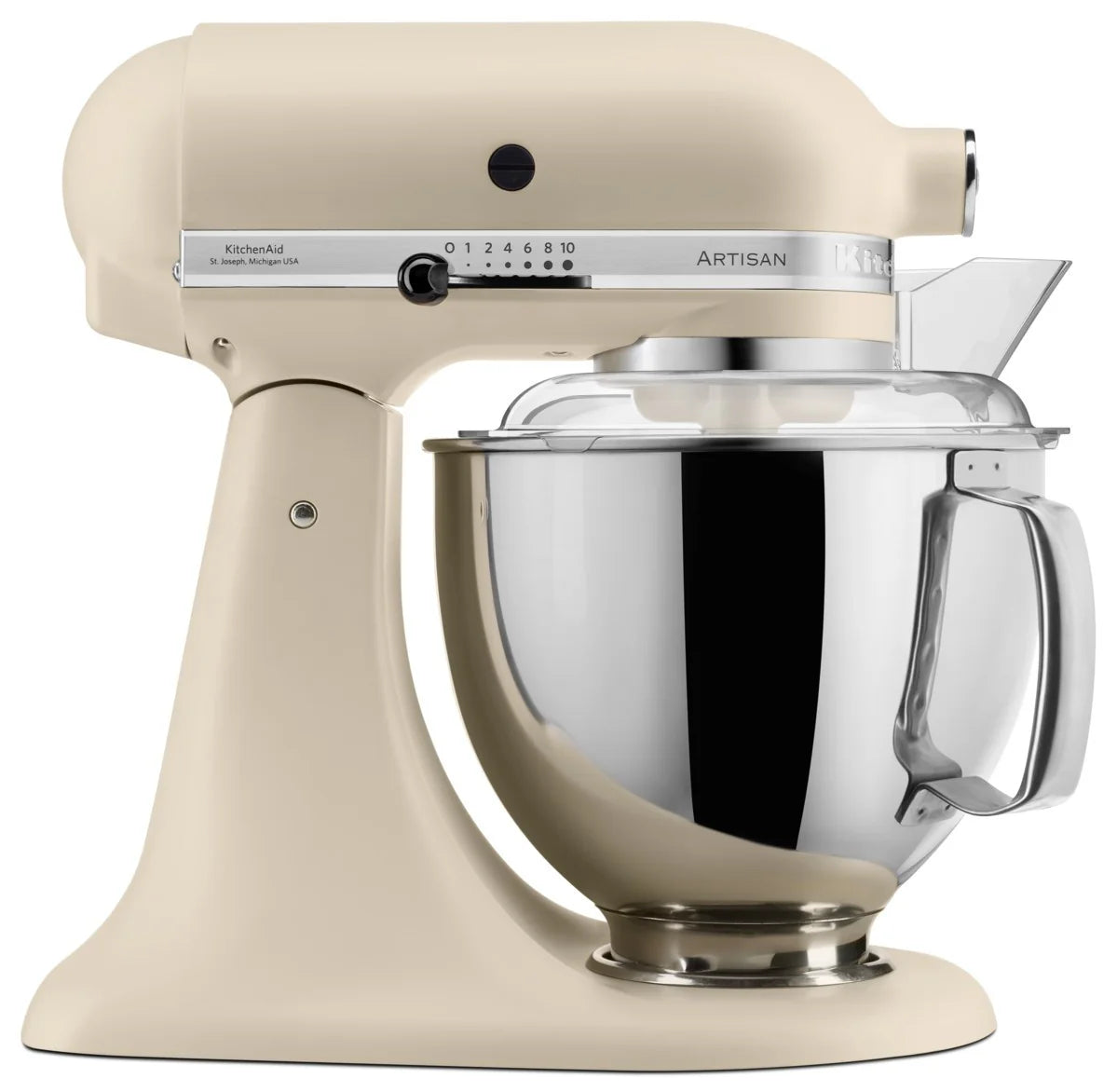 KitchenAid 4,8 L 5KSM175 Artisan Küchenmaschine Allrounderset mit Gemüseschneider+Fleischwolf+Spritzgebäckvorsatz