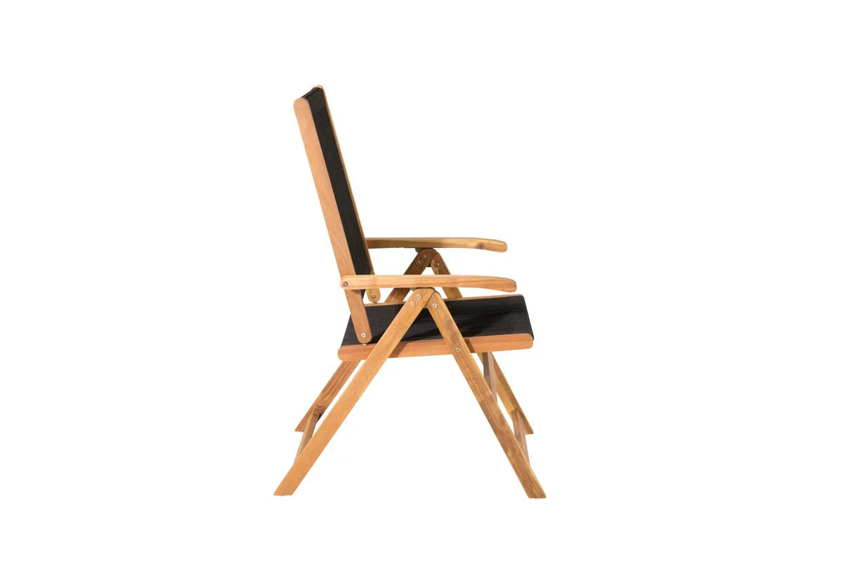 2er Set - Gartenstuhl George aus Akazie/Polyester