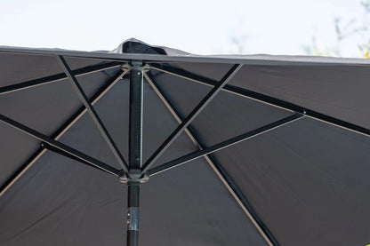 Sonnenschirm Mimor – Ø300 cm in Schwarz
