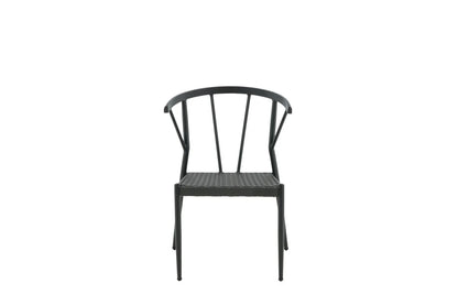6er Set - Gartenstuhl Tina aus Rattan/Aluminium