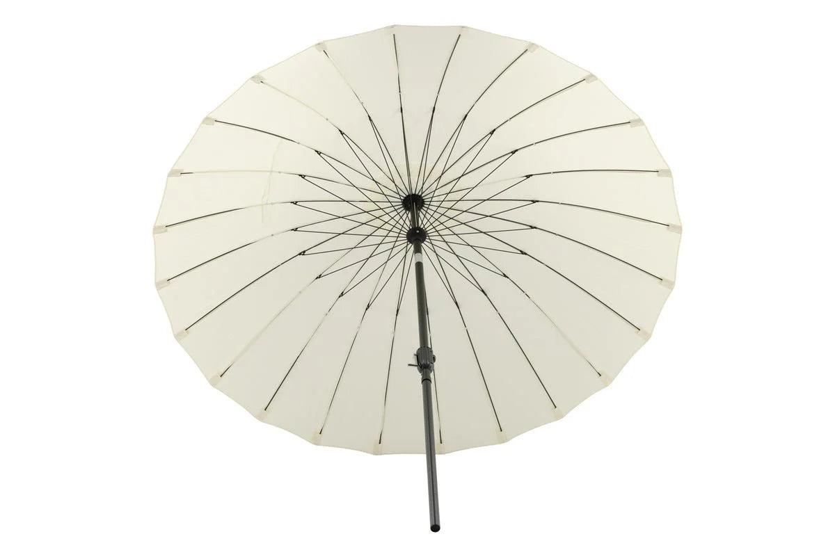 Garten Sonnenschirm Palma – Ø270 cm verfügbar in Weiß, Schwarz, Grau und Blau