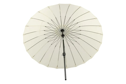 Garten Sonnenschirm Palma – Ø270 cm verfügbar in Weiß, Schwarz, Grau und Blau