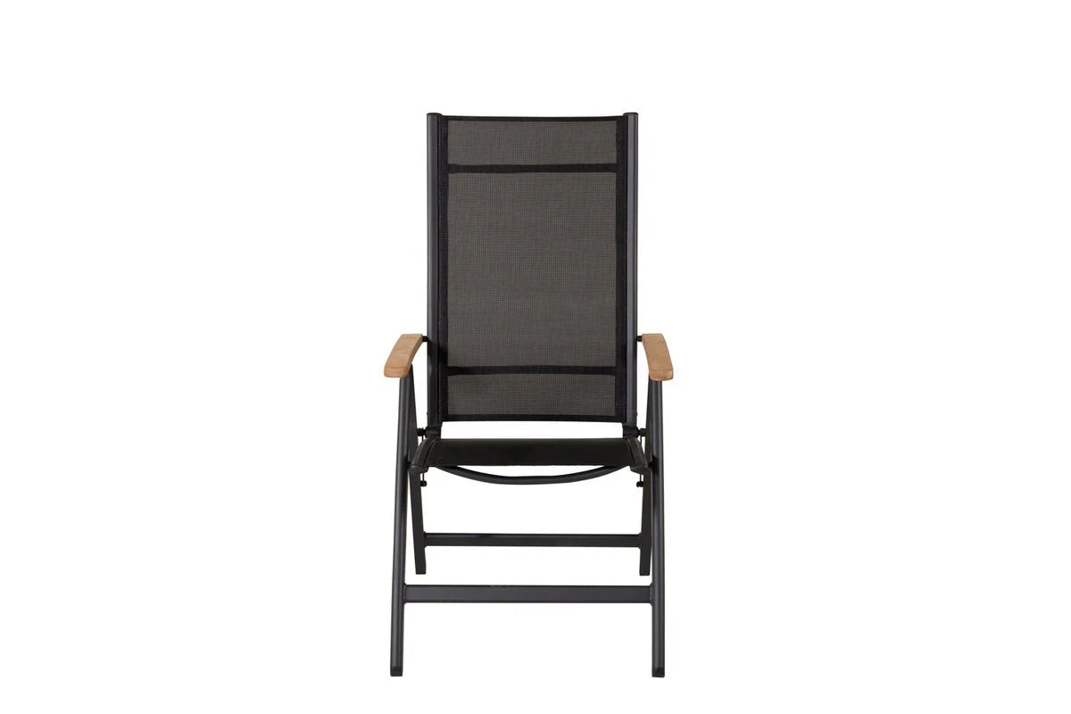 2er Set - Gartenstuhl GranCanaria aus Textilene/Aluminium in Schwarz, Weiß oder Beige