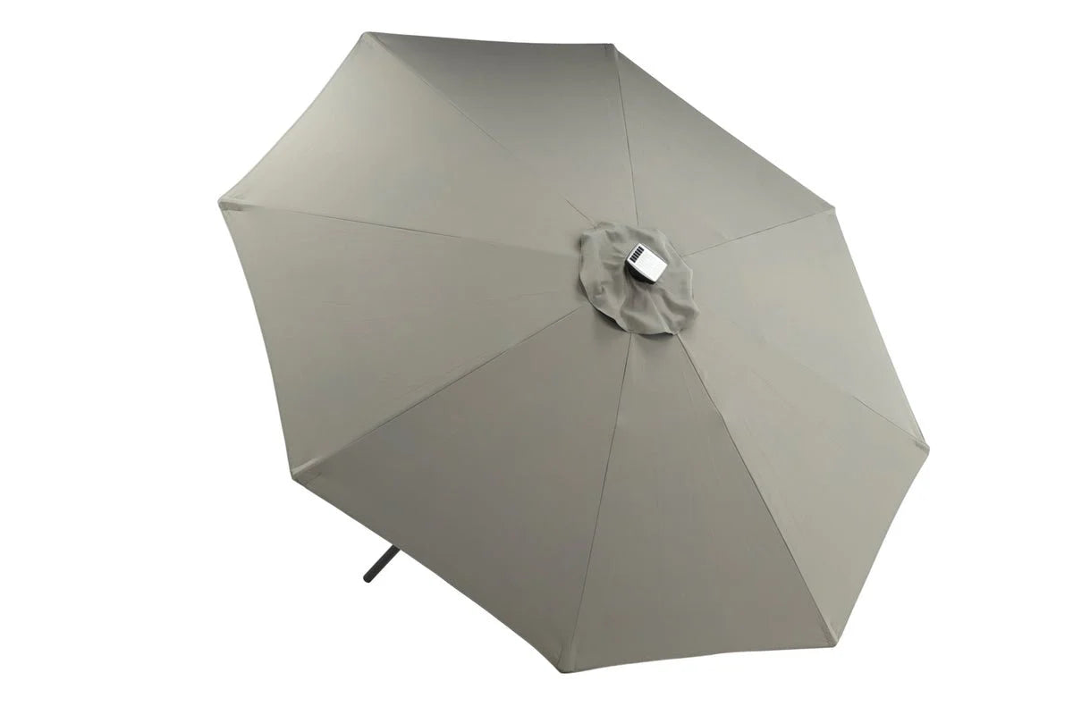 Sonnenschirm Lightning – Ø270 cm in wahlweise Schwarz oder Grau