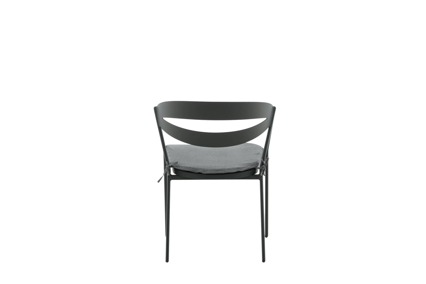 Gartenstuhl Sylt - aus Aluminium in Schwarz