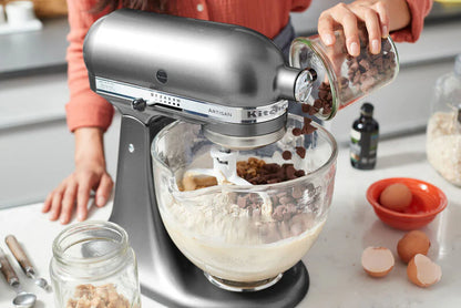 KitchenAid 4,8 L 5KSM185 Artisan Küchenmaschine Cookielover Artisan Fleischwolf+Spritzgebäck+Flexirührer