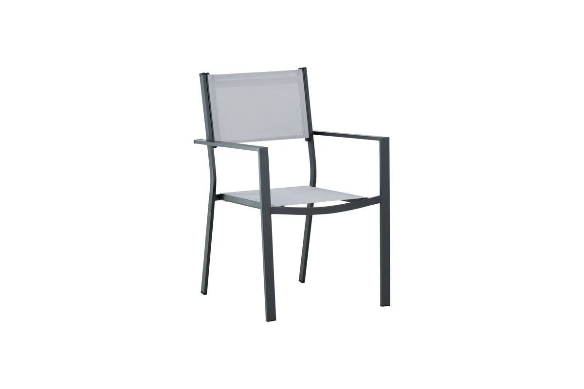 2er Set - Gartenstuhl Karibik aus Aluminium/Textilene