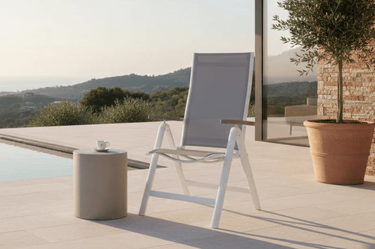 2er Set - Gartenstuhl Montenegro aus Textilene/Aluminium