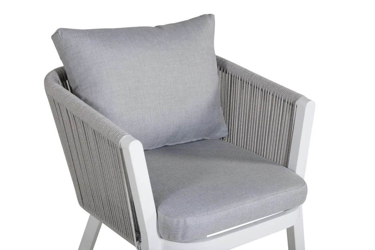 2er Set - Gartenstuhl Myria aus Metall/Polyester