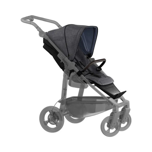 B-Ware Tfk Xxl Sportsitz Einhang Sitz Aufsatz Kinderwagen Mono Pro Premium Grau