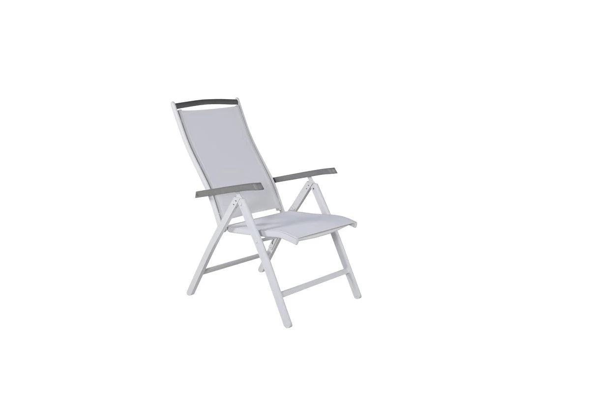 2er Set - Gartenstuhl Kara - Gestell aus Aluminium, verstellbar