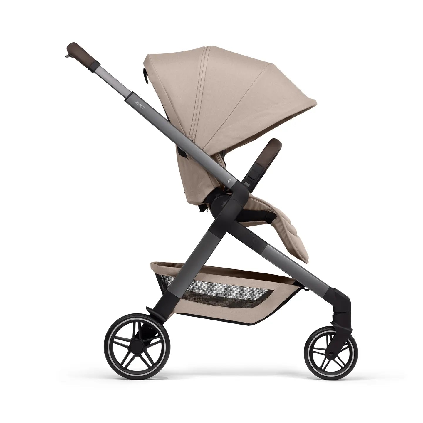 B-Ware Joolz Kinderwagen Buggy Hub² Sandy Taupe Beige Babywagen Sportsitz Einkaufskorb