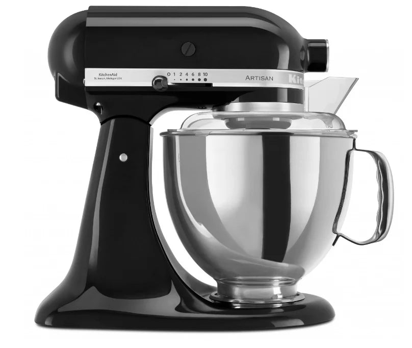 KitchenAid 4,8 L 5KSM175 Artisan Küchenmaschine Meatlover mit Ganzmetall- Fleischwolf und Spritzgebäckvorsatz