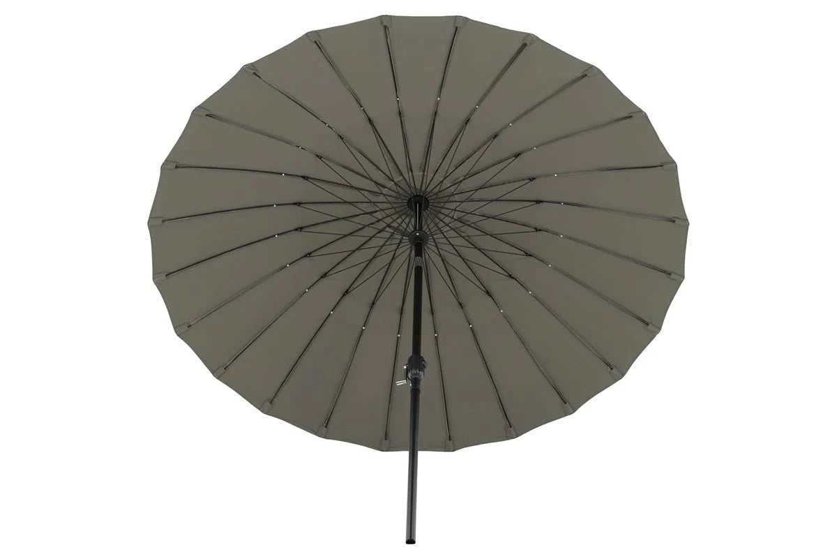 Garten Sonnenschirm Palma – Ø270 cm verfügbar in Weiß, Schwarz, Grau und Blau