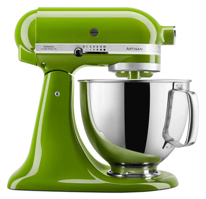KitchenAid 4,8 L 5KSM175 Artisan Küchenmaschine Steellover mit Edelstahl-Werkzeugen