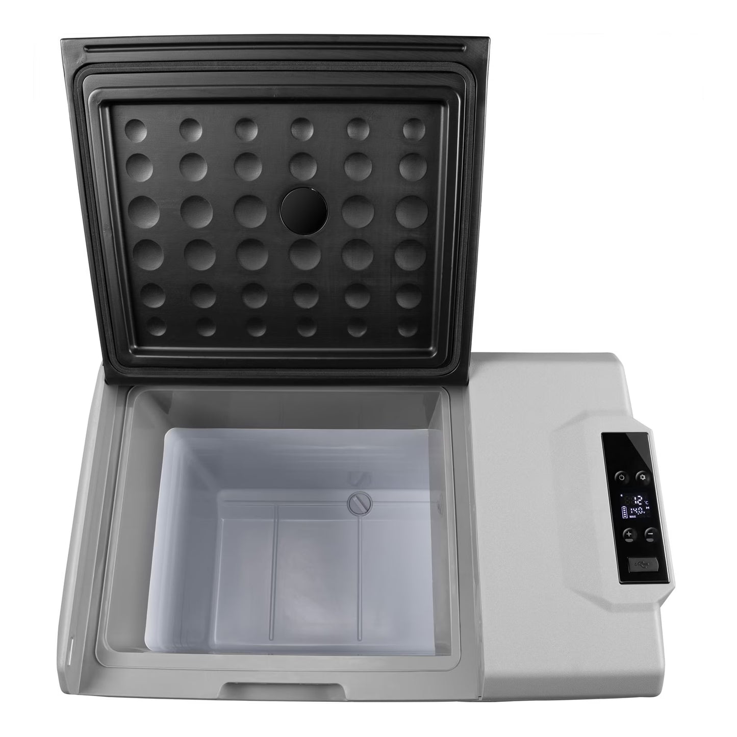 Juskys Kompressor Kühlbox Yukon 50 Liter für Auto, Lkw, Camping - 12/24/230 V Kompressorkühlbox