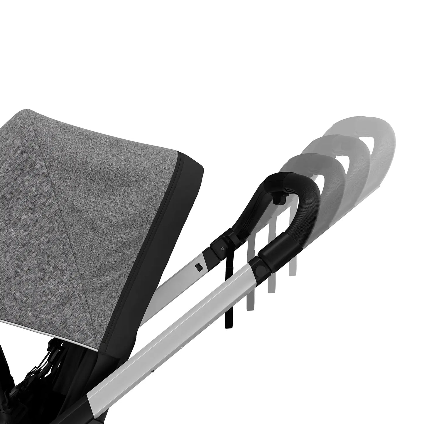 B-Ware Thule Sportwagen Buggy Shine Aluminium Grey Melange Umsetzbare Sitzeinheit