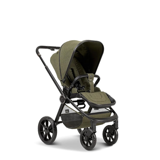 MOON Buggy SPORT, Moss Green/Melange, Sportwagen-Buggy mit Liegefunktion, bis 22kg, UV-Schutz 50+, zusammenklappbar, großer Korb, Kollektion 2024