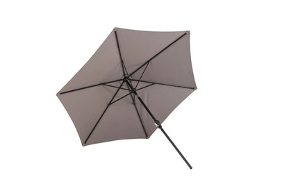 Sonnenschirm Imperia – Ø300 cm aus grauem Polyester