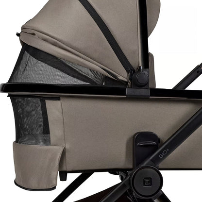 Green Moon kids Gio Edition Plus 722 mud 25 Kinderwagen Fachhandelsartikel mud/chrome