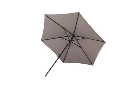 Sonnenschirm Imperia – Ø300 cm aus grauem Polyester
