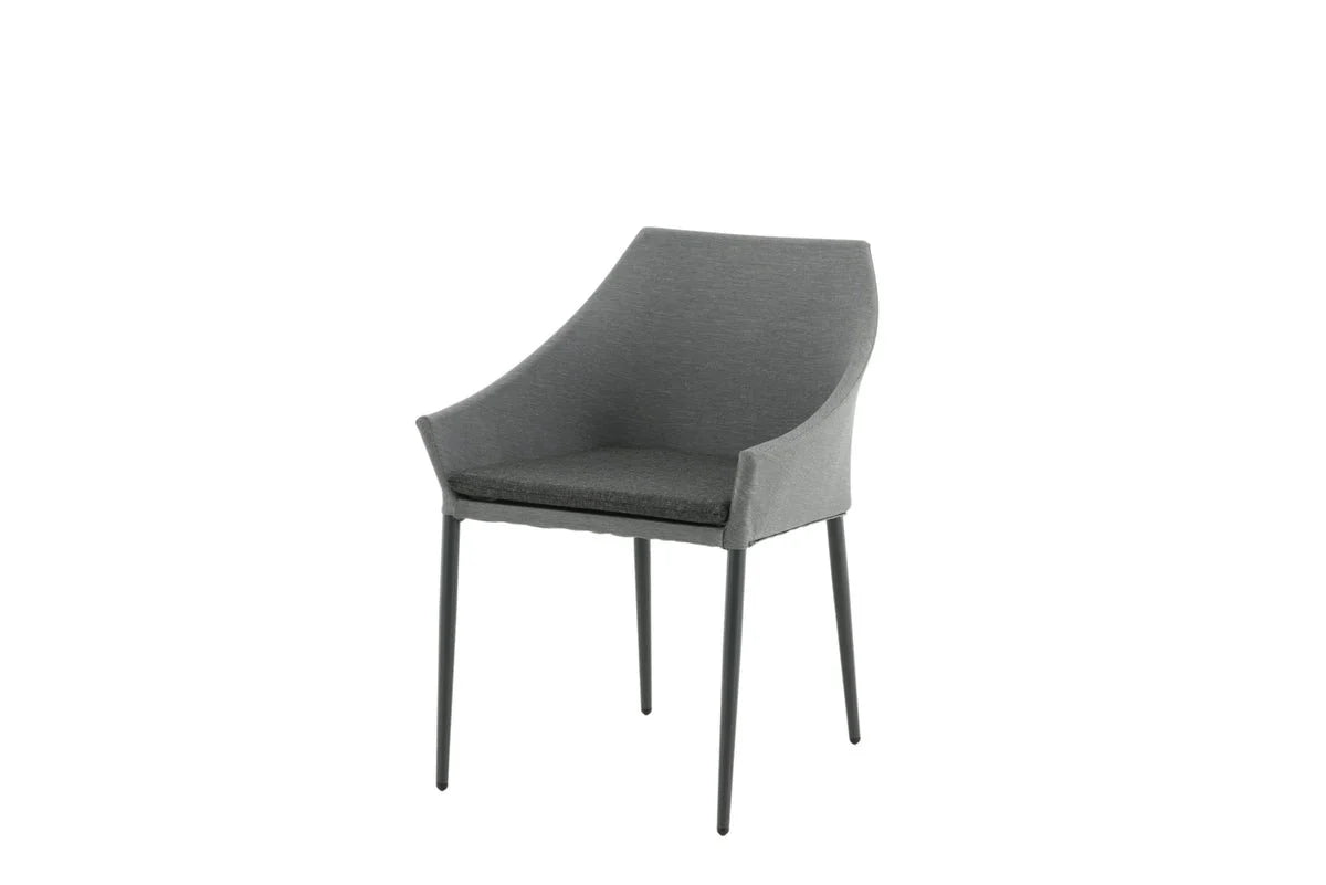 2er Set - Gartenstuhl Sophia aus Aluminium/Polyester