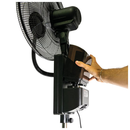 MAUK 16" Ventilator mit Sprüh - Nebel - Kühlung 80W