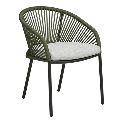 2er Set - Gartenstuhl Veleno in Beige oder Grün