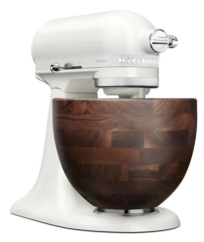 KitchenAid 4,7 L 5KSM156WBEPL Artisan Küchenmaschine mit Walnussschüssel