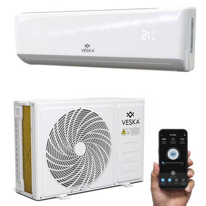 Veska Klimaanlage Set Split inkl. komplettem Montagematerial