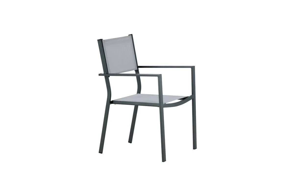 2er Set - Gartenstuhl Karibik aus Aluminium/Textilene