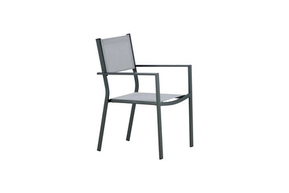 2er Set - Gartenstuhl Karibik aus Aluminium/Textilene